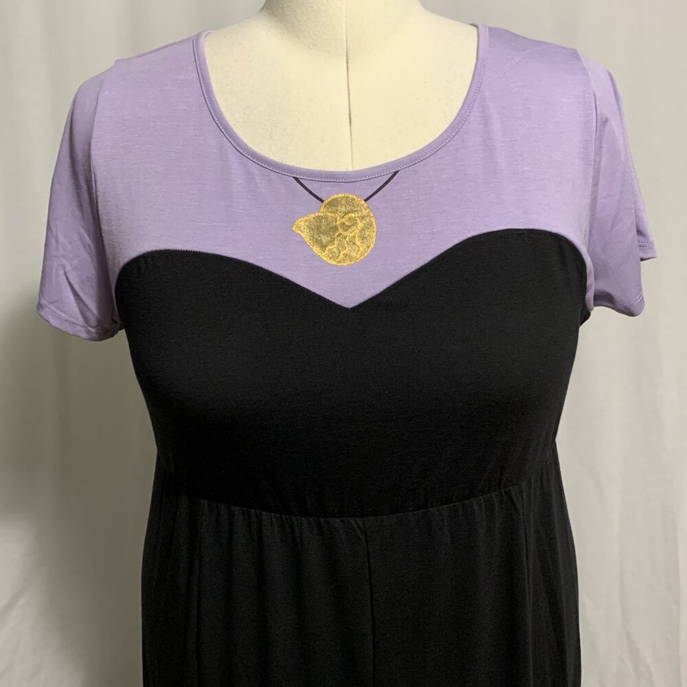 Torrid Dress Ursula Little Mermaid Maxi Costume Cosplay Halloween Plus 3 22 24 - Picture 2 of 6